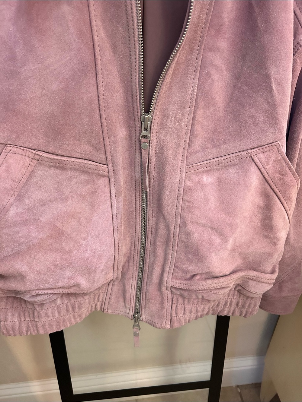 NWT Free People Desert Moon Suede Jacket Violet Mist - Picture 6 of 8